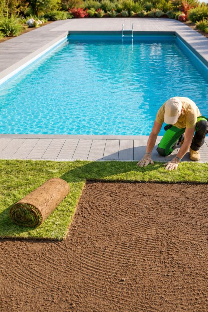 jardines con piscina